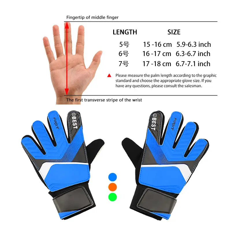 With Strong Protection high quality soccer football gloves goalkeeper professional goalkeep glove