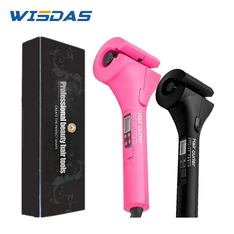 Wisdas Custom rotary automatic curling iron hot tool Automatic cordless electric iron wholesale curling iron