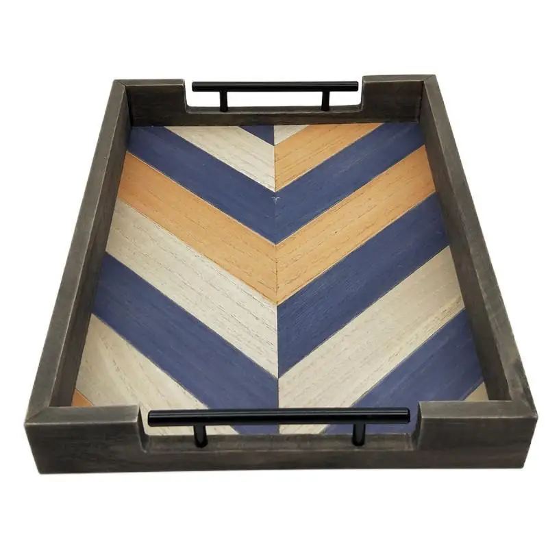 
The wooden splicing tray is used as a serving tray in the hotel restaurant or as a decorative tray for cakes and cheese 