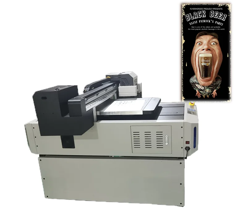 High Quality Aluminum Acrylic board Embossing 3D Effect 60x90 I3200 for Gift Shop UV LED inkjet Printing machine