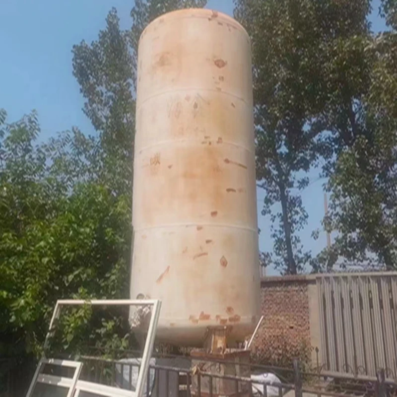 Scrapped 15.8 cubic meter Lco2 carbon dioxide storage tank steel cylinder