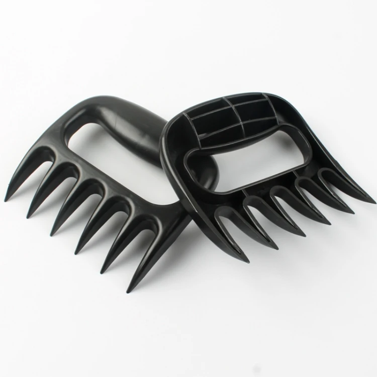 BBQ Tool Shredding Handling & Carving Food Plastic Beer Meat Claws Pulled Pork Shredder Claws with Sharp Plastic Blades