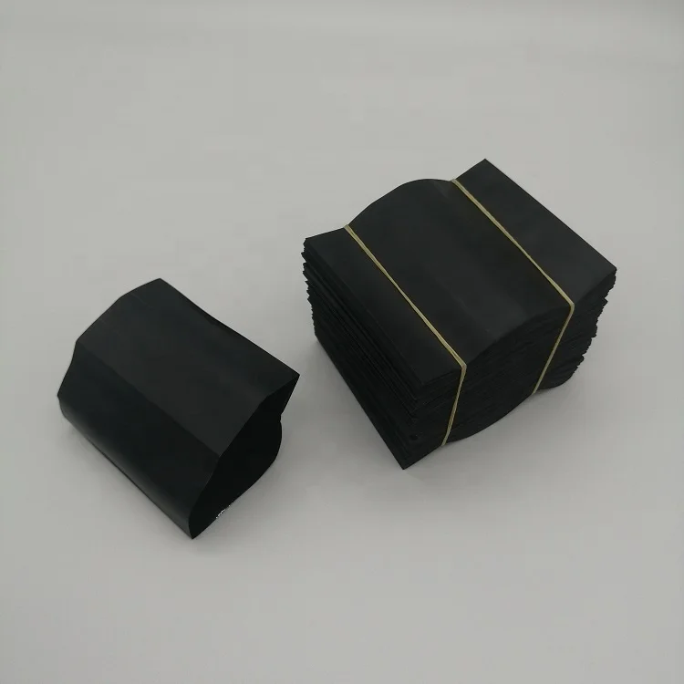 Black matte Shrink Bands 69x58mm Perforated Shrink Wrap for Hot Sauce Bottles and Other Liquid Bottles