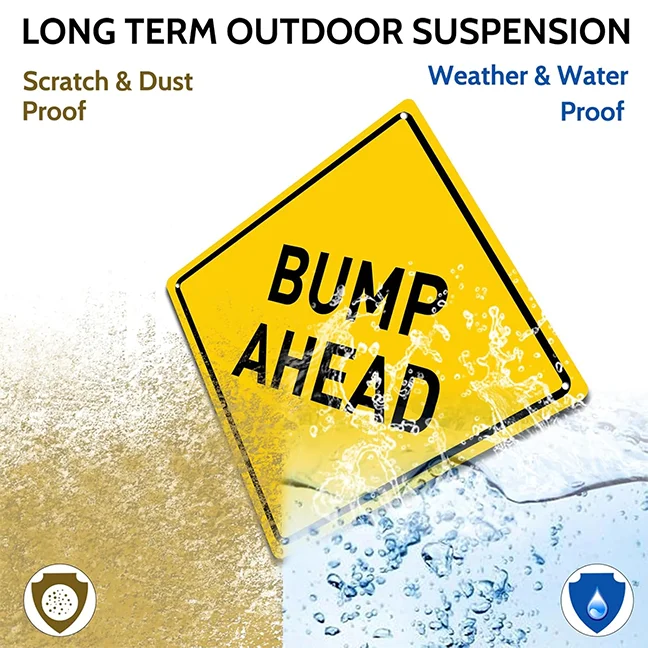 Funny Decoration Bump Ahead Road Sign Traffic Control Signs Made In China For Road And Street