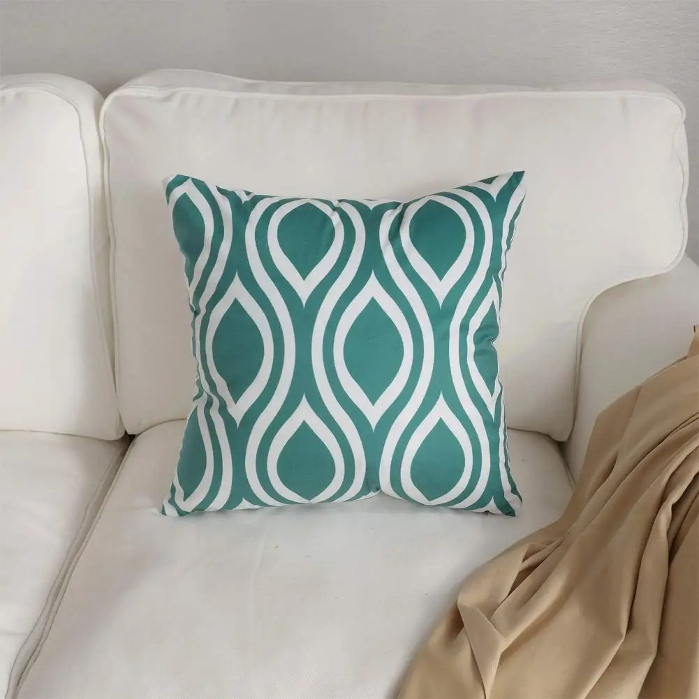 China professional 40x40cm 100% polyester digital printed Cotton Linen custom printing cushion cover with filling