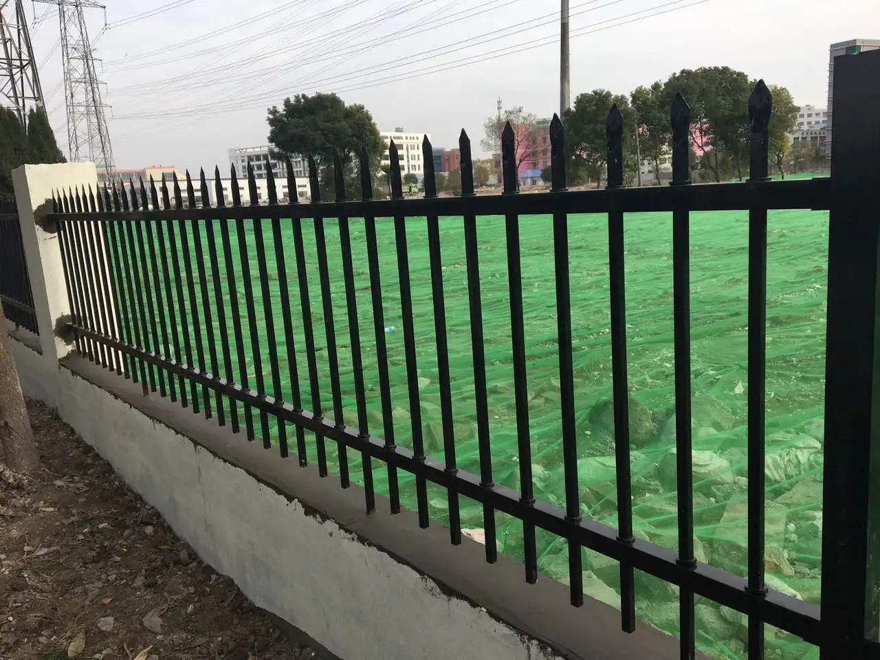 Australia tubular steel fence panel
