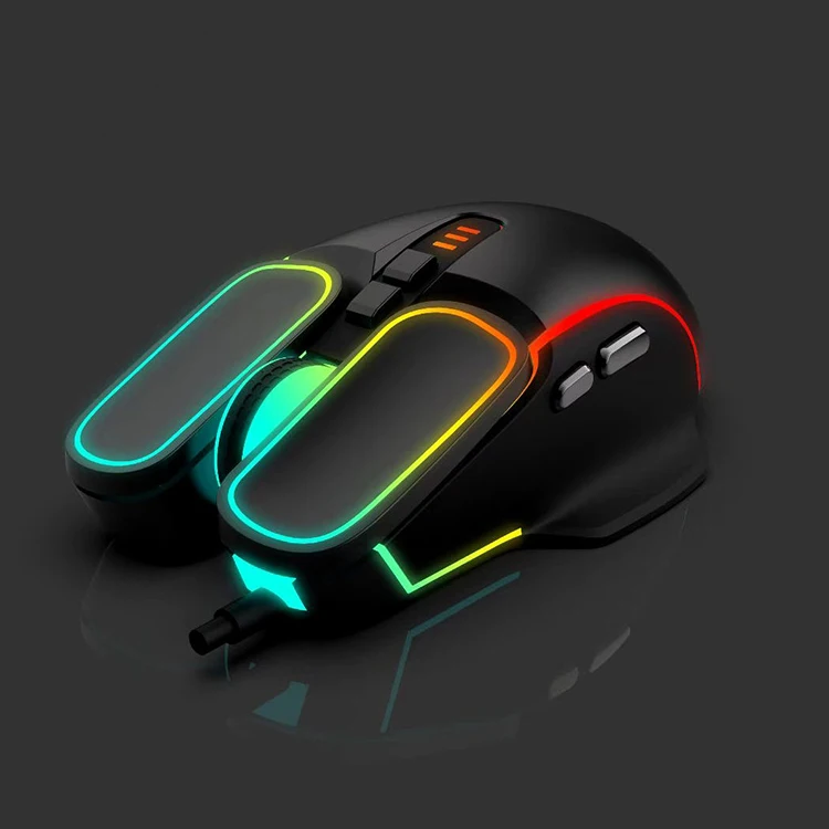 Hot Sell Game Mouse 7D USB High Quality Factory Price Optical wired Gaming Mouse With LED Light