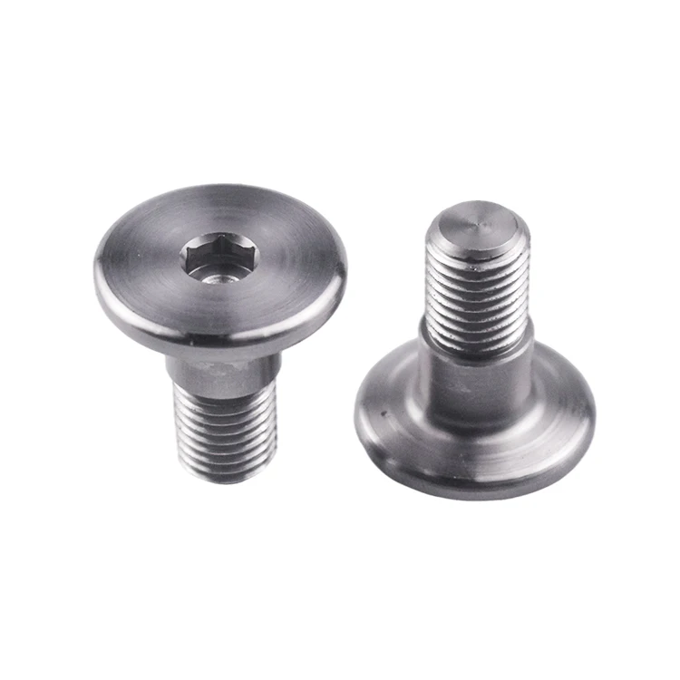Drawing Custom Hardware Aluminum Alloy Anti-demolition Plum Button Head Machine Screw Aluminum CNC Machining Parts