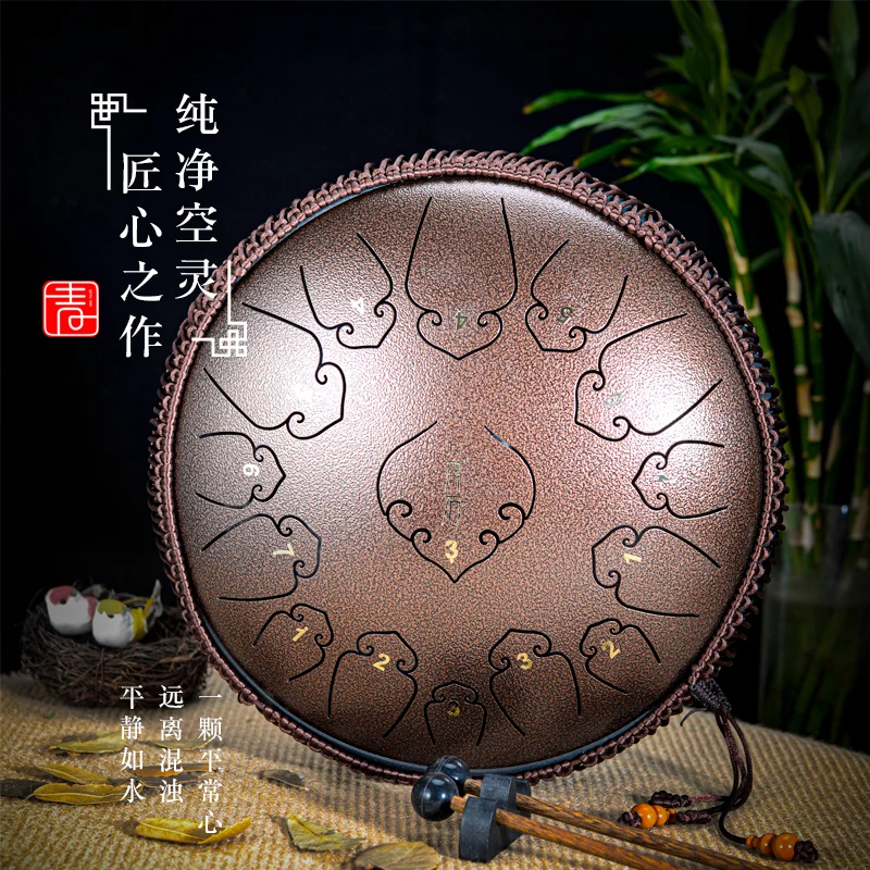 Professional Manufacture Empatisk Purity Tambor Handpan Steel Handpan Drum