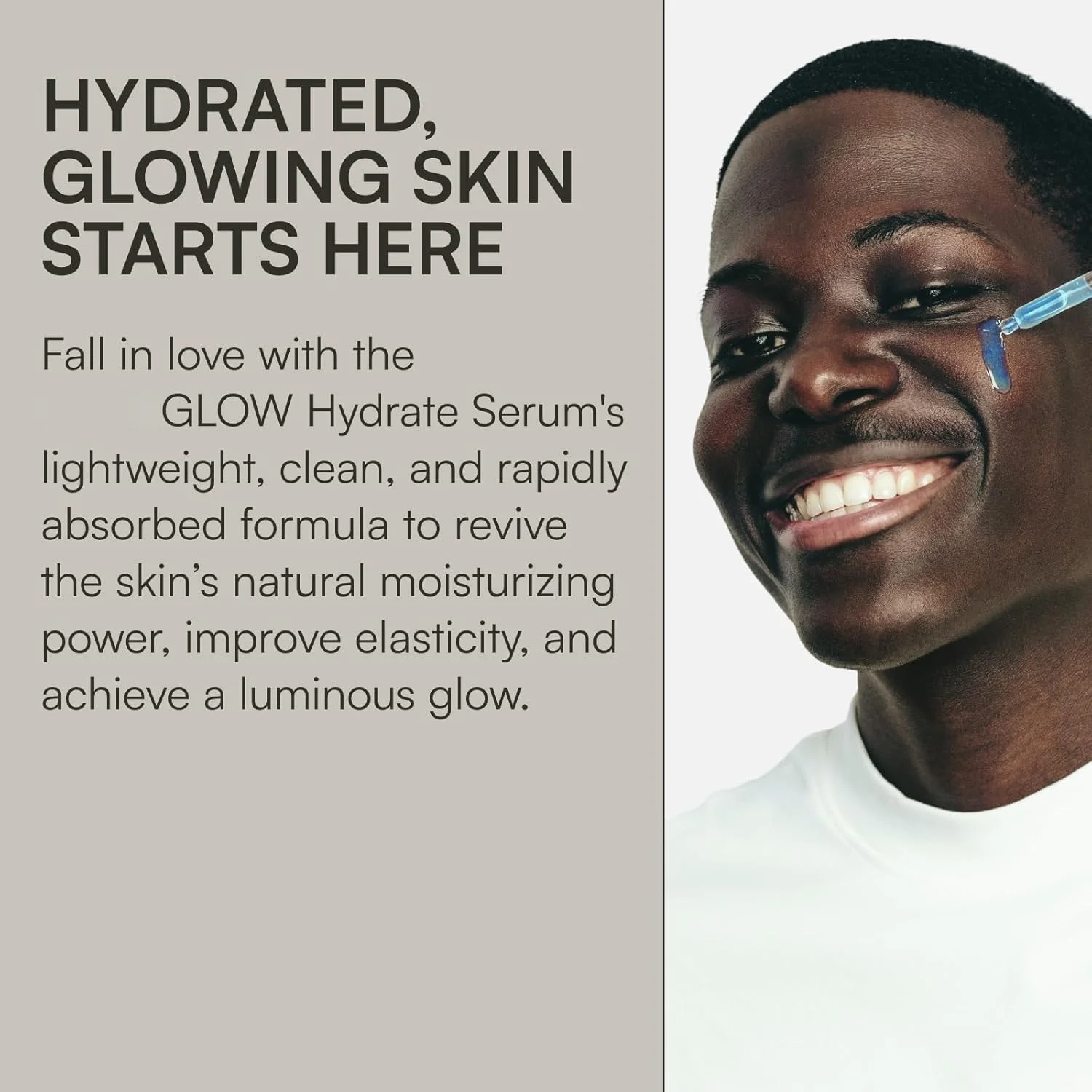 ETRUN ALISA Private Label Increases Skin Firmness Hydrate 1% copper peptides  Glow serum Anti-wrinkle With Hyaluronic Acid