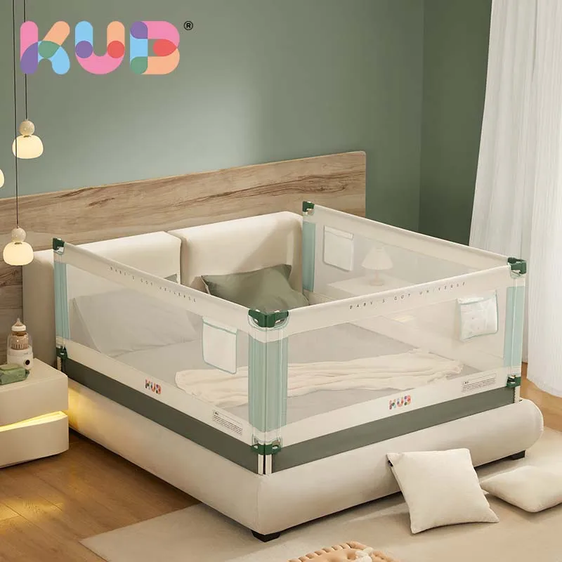 KUB High Quality Baby Safety Bed Fence Guardrail Adjustable Baby Bedrail for Children, Infants