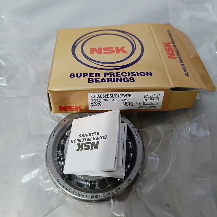 Оригинальный подшипник NSK 30tac62b радиально-упорные