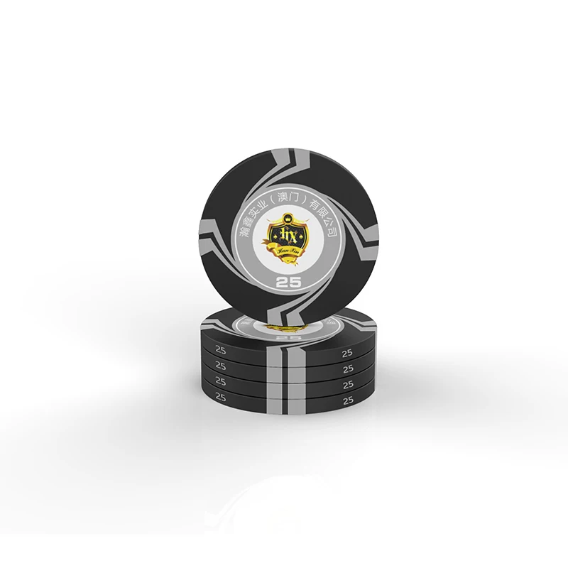 World Poker Tour Ceramic Poker Chips With Logo