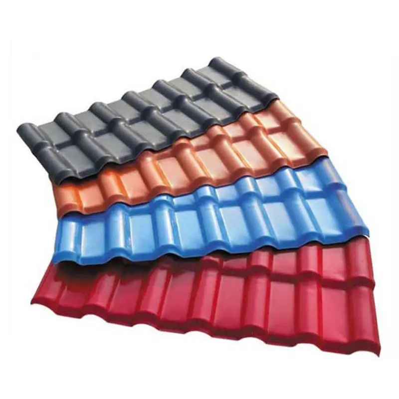 chinese metro pvc glazed laminas roof ridge tile asa synthetic resin roofing tiles plastic de upvc modular in kenya trade