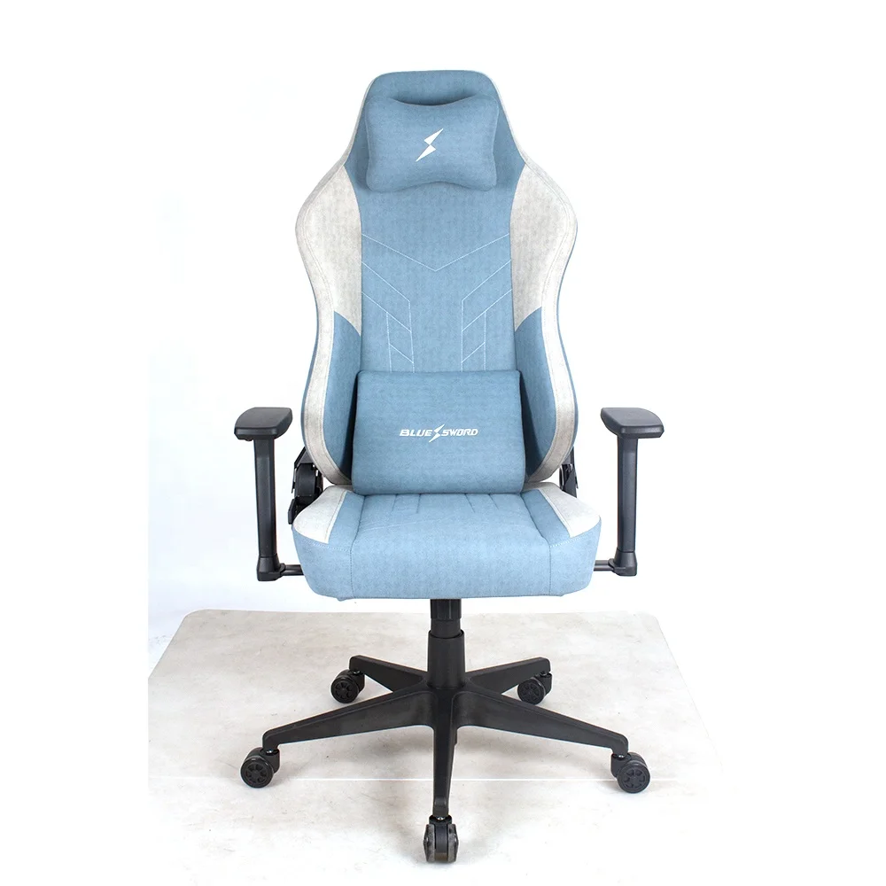 Wholesale High Back Gamer Chair Racing 3D Armrest Blue Ergonomic Gaming Chair Computer