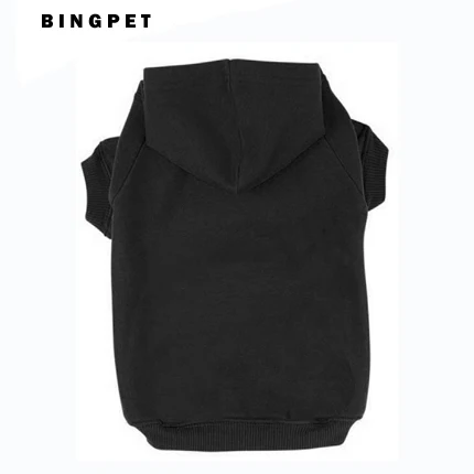 Wholesale Cotton Custom Dog Clothes Colorful Blank Dog Hoodie Sweater