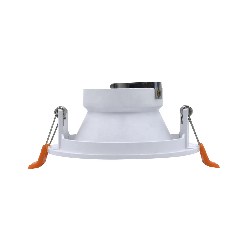 Recessed aluminum light housing GU10 MR16 led spotlight fixture downlight housing