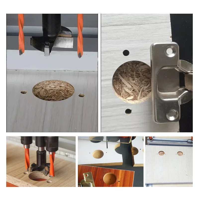 high quality double head wood door lock hole drilling machine double end boring cabinet making machine