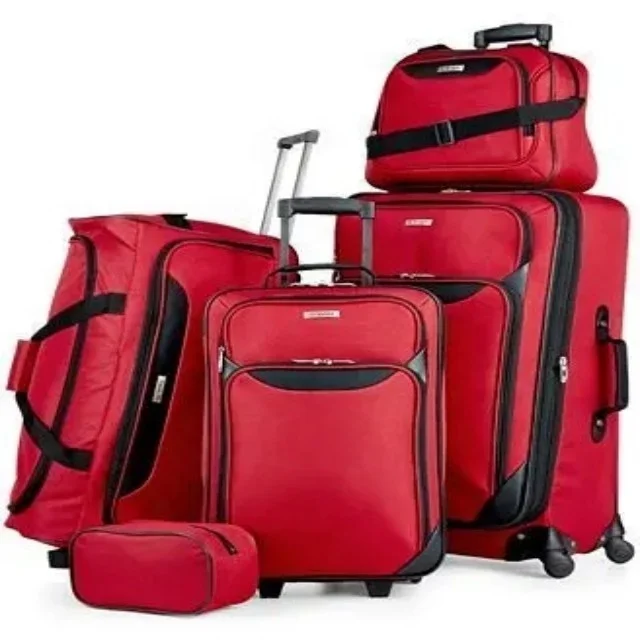 Travel Airport Lightweight Expandable Rolling Suitcase Set
