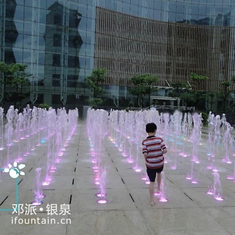 Новейшая переменная скорость программируемый DC24V DMX512 бассейн ламинар прыжки струи для сухой музыки Танцы фонтан воды