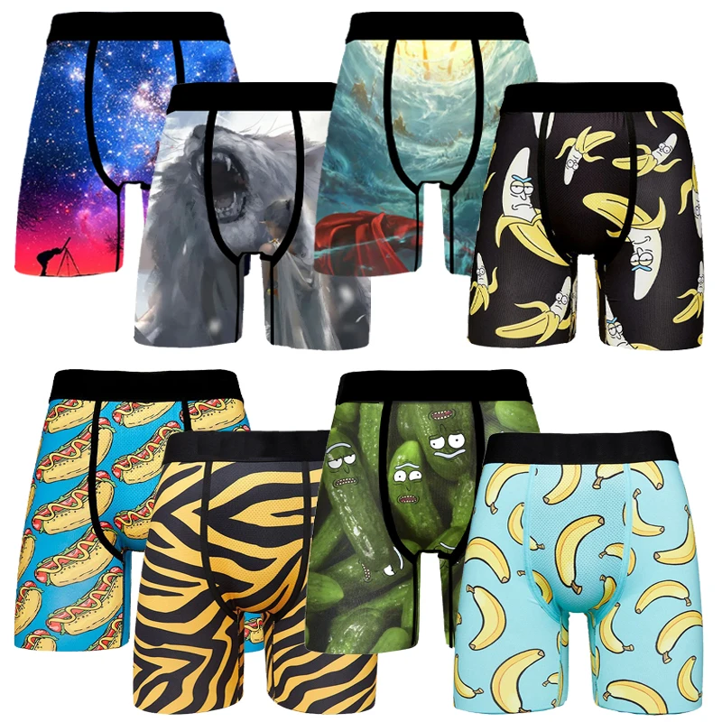 2022 Best Selling Sublimation Underwear Fashion Custom Beach Shorts Men Classical Boxer Brief