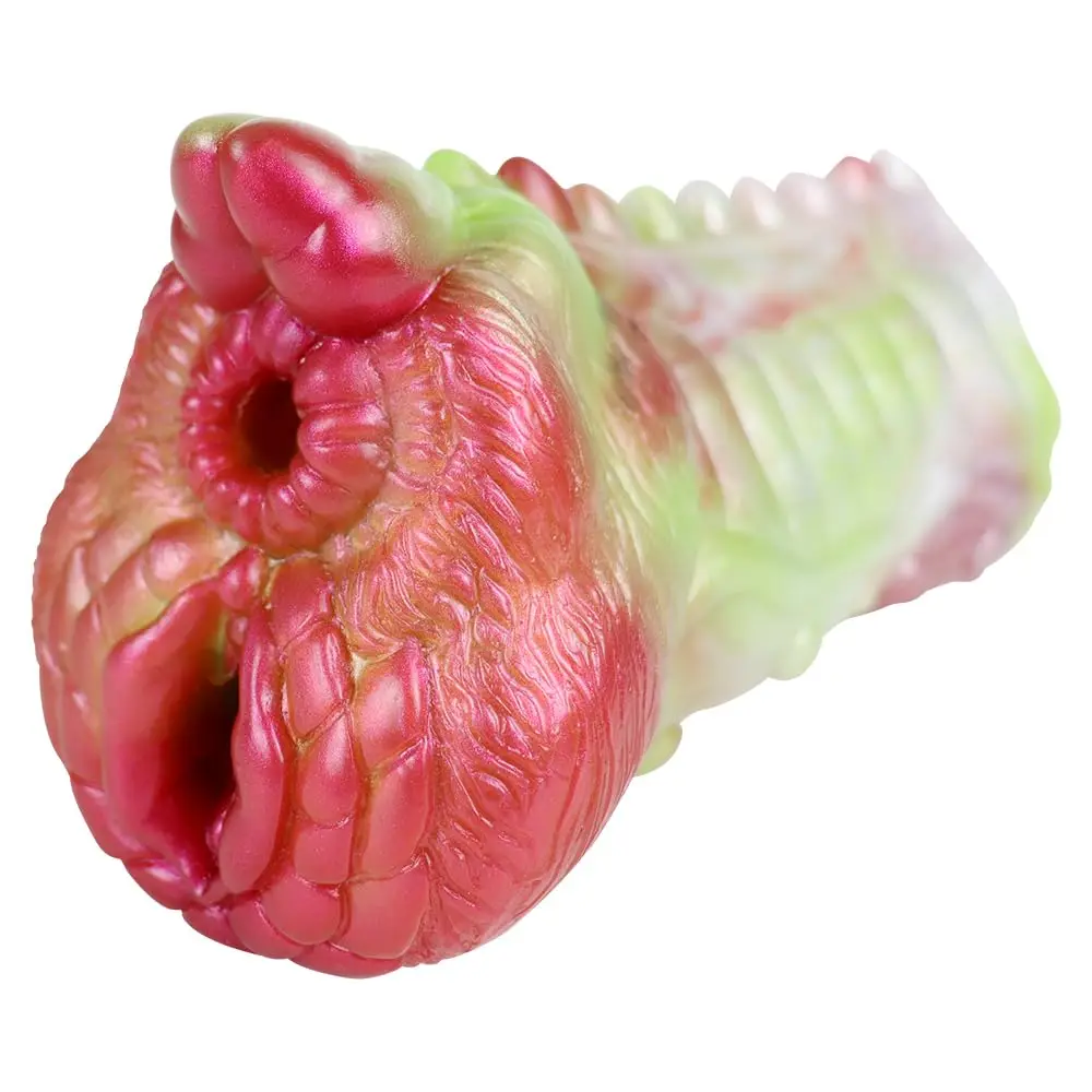 Monster Pocket Pussy Large Compact Vagina Pocket Pussy Sexy Dual Channel Portable Male Porn Toys Realistic Masturbator