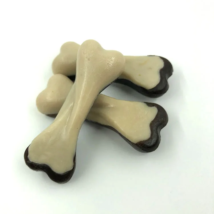 Бесплатные жевательные палочки для перекуса гантели с двойной костью