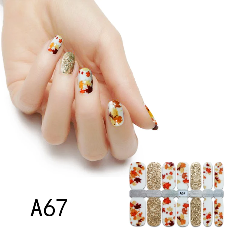 KIKILEE buy online 14 strips nail sticker