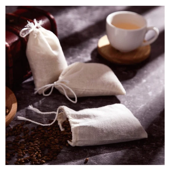 Food grade full sizes non woven fabrics herbal tea filter sachet bag