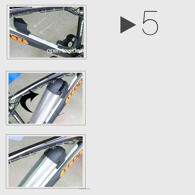 YB 250W 350W 500W Motor Water Bottle E-bike Battery 36V 12V 24V 10Ah 13Ah 20Ah Lithium ion Battery Packs for Electric Bicycle