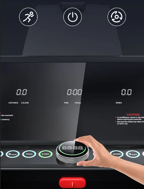 New Design Gym Treadmill Foldable Commercial Treadmill Fitness Training Home Use Multi Function Treadmills