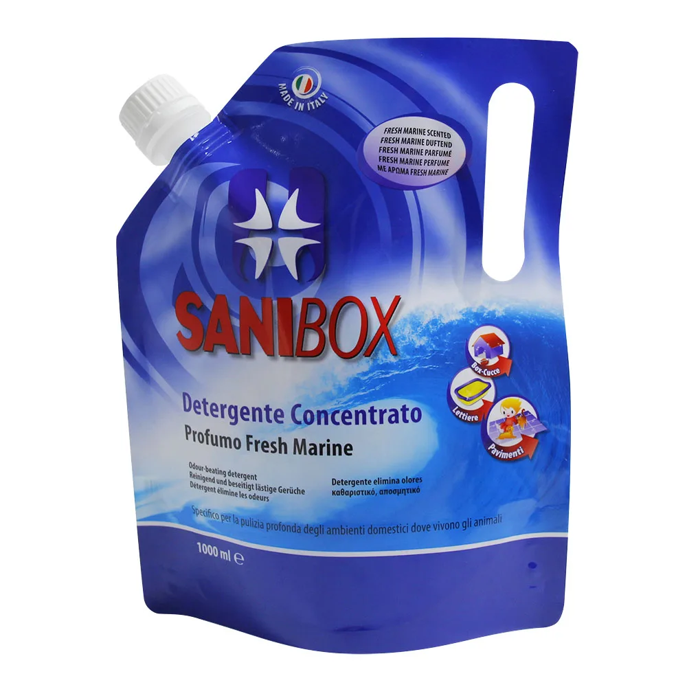 Custom Big Volume Liquid Soap Spout Refill Pouch Packaging Big Stand up Pouch Bags Liquid With Corner Cover