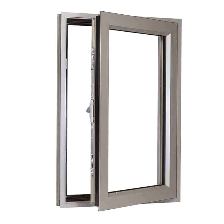 Алюминиевые Лоу окна с двойным стеклом во французском стиле для продажи