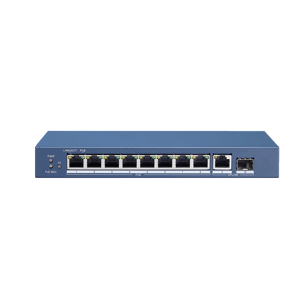 DS-3E0510P-E 8 Port Gigabit Unmanaged POE Switch Hik original 2023 Hot Sale