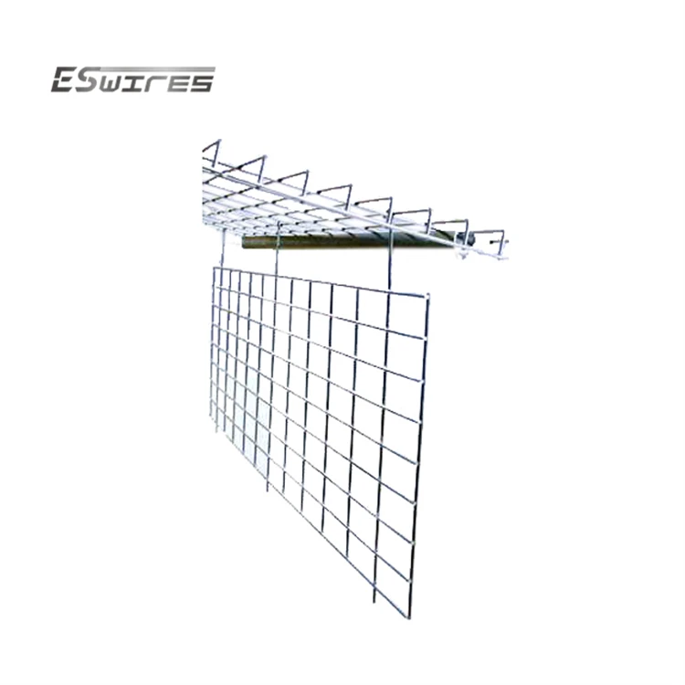 Навесные разделители из оцинкованной металлической проволочной сетки для склада