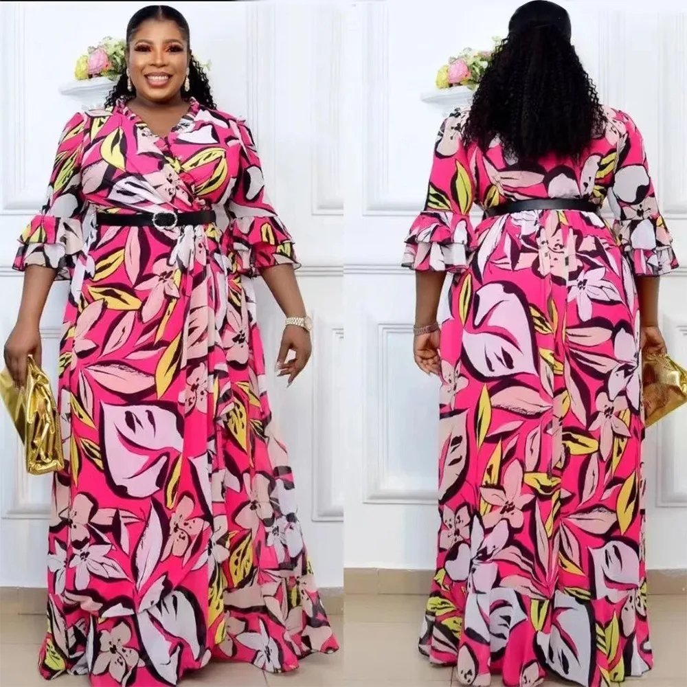 Africa Women Plus Size Dress African Ladies Long Dress Factory Price Wholesale