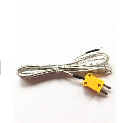 mineral insulated cable simple point probe k type thermocouple with plug