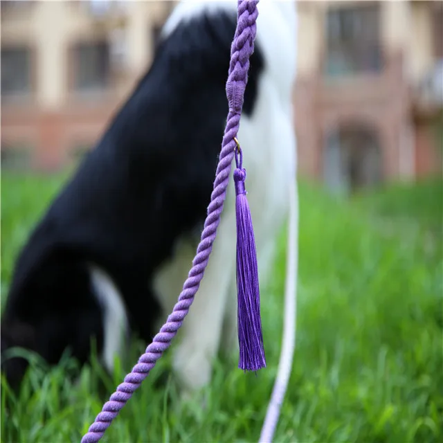 
Sier 5ft Ombre Rope Dog Leash Braided Cotton Heavy-quality material Cotton rope dog leash-Pet dog 