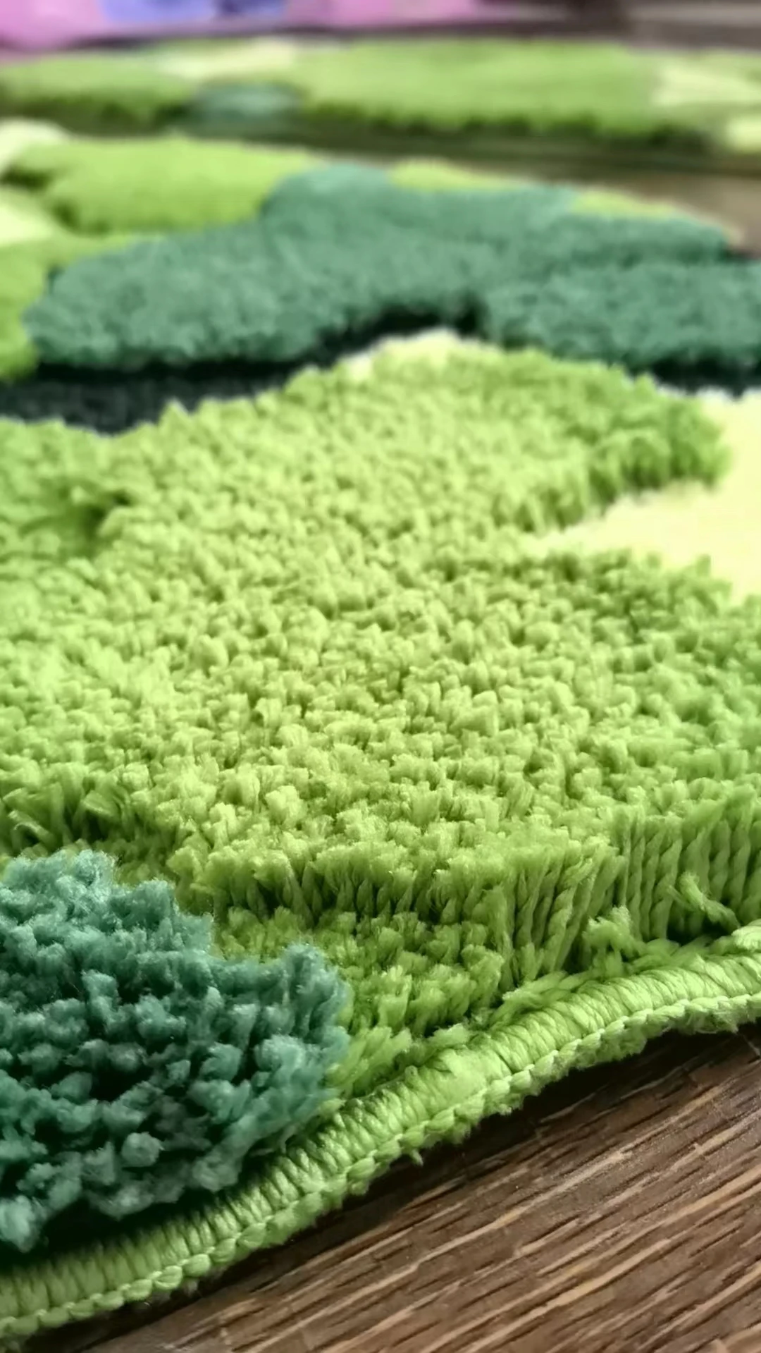 High Quality Moss mat Custom Cute Modern Tufted Rug With Logo