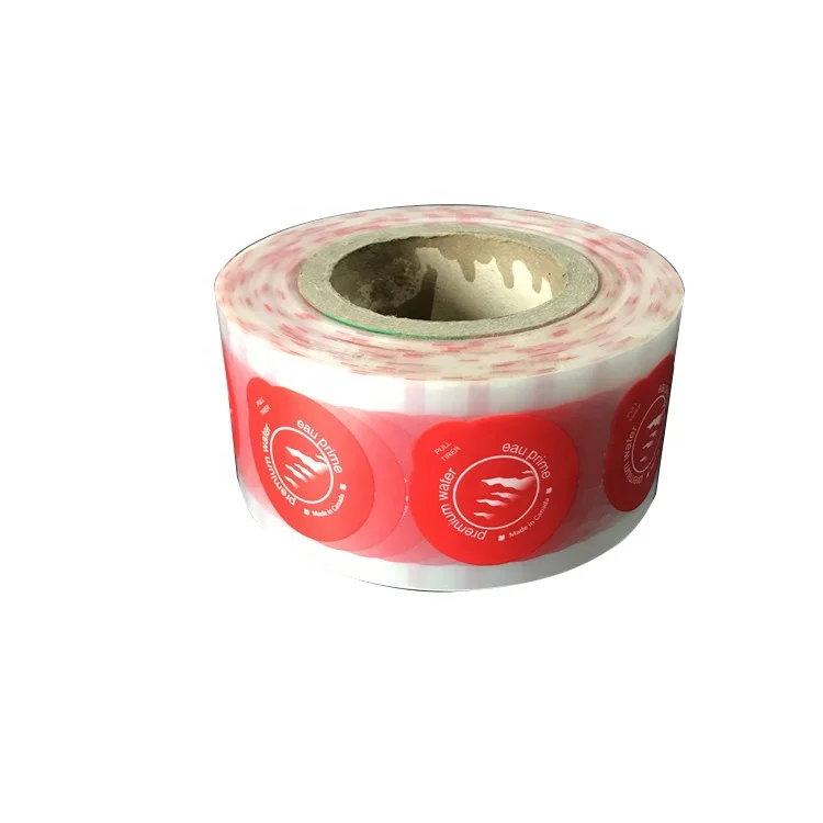 
Fine Workmanship Customized Size Heat Sealing Plastic Water Cup Lid Sealing Roll Film 