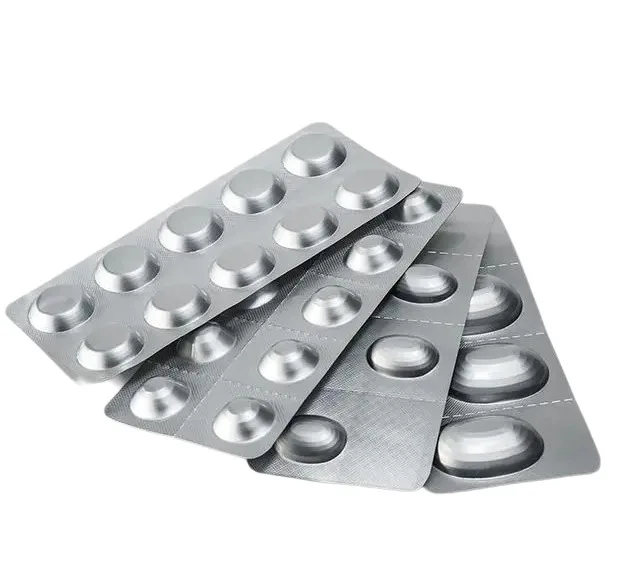Chinese Manufacturer Pharmaceutical Use Coated Aluminum Foil Blister Packaging for Tablet Packing