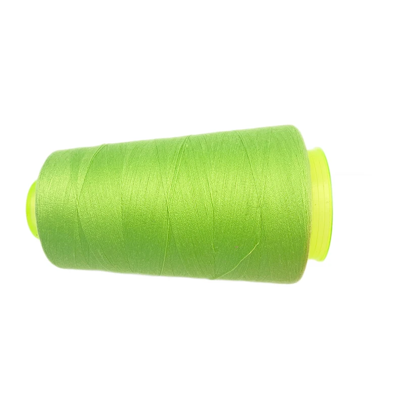 China factory 100 spun polyester yarn 30/2 raw white yarns for sewing thread