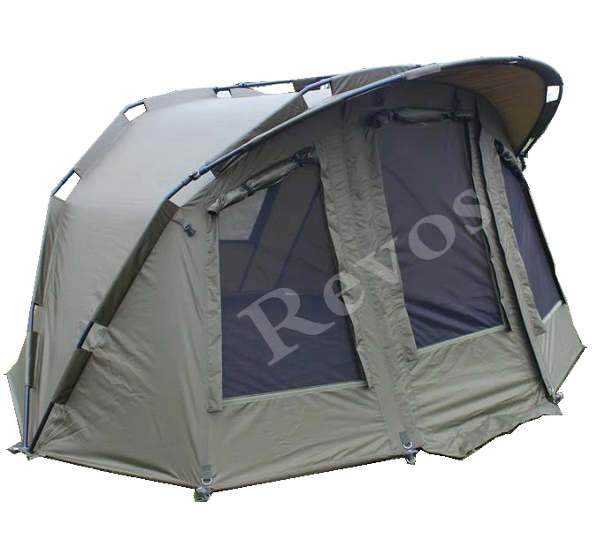 Revos Fishing Tents Armygreen 4 Big Window Movable Front Carp Fishing Bivvy