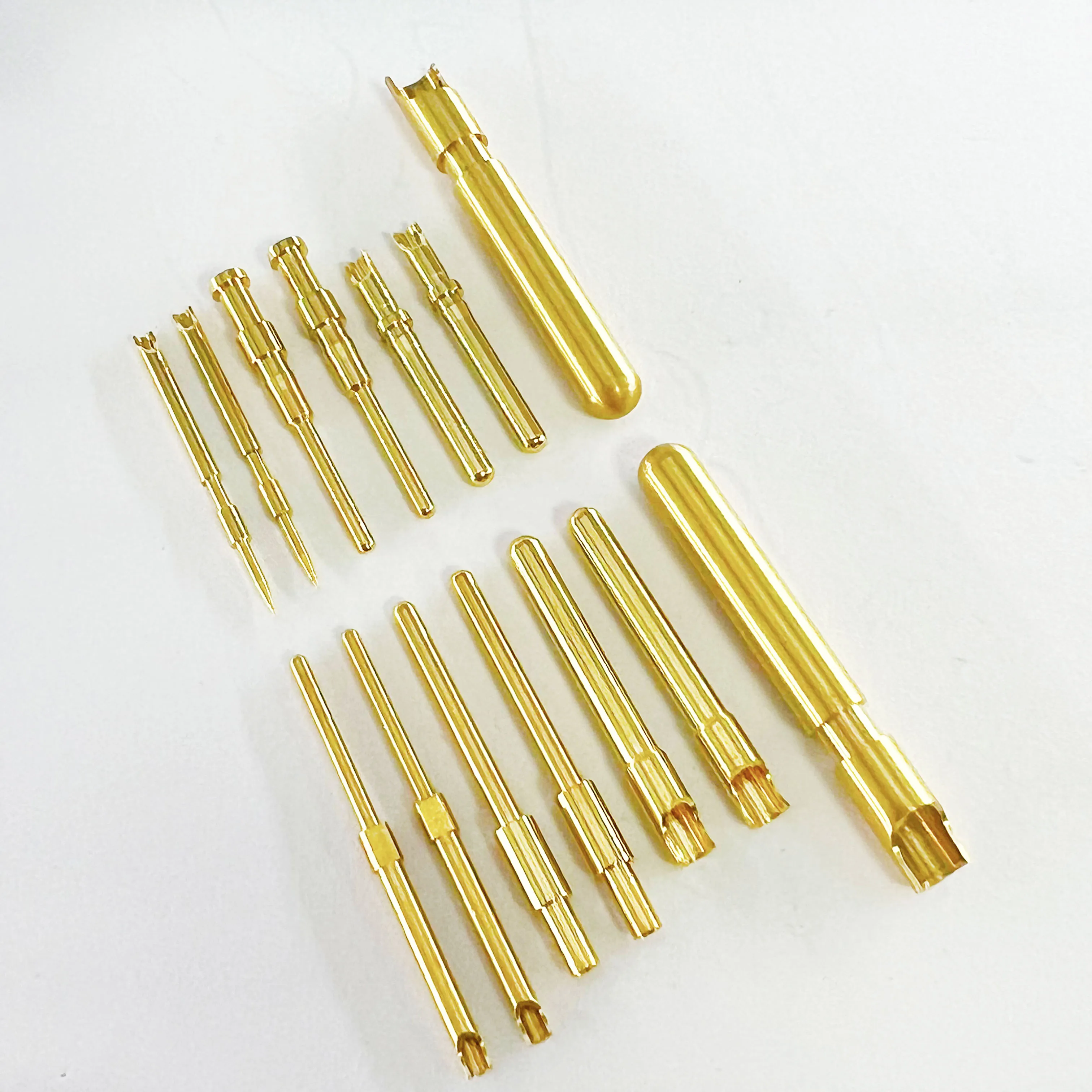 machining services Solid copper needle wire connector Waterproof welding wire wire connector  gold plated pins