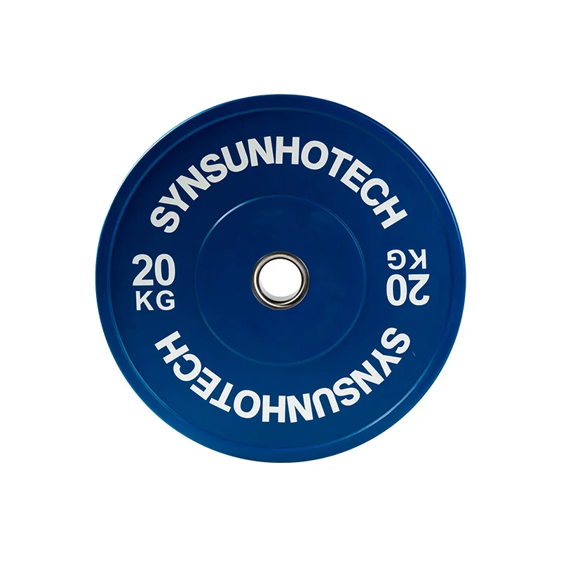 Rubber Colour Bumper Plates Barbell Gym Weight Commercial Fitness Colour Bumper Plates