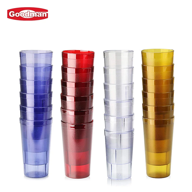 Wholesale Bulk 20oz Reusable Beverage Sublimation Cup Drinking Glass for Restaurant Party Clear Plastic Pebbled Tumbler