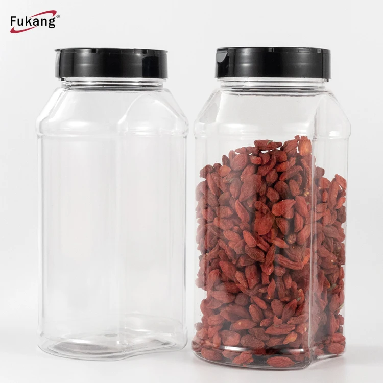 High Quality 900ml Empty Plastic spice Jar Large Seasoning Containers For Kitchen Storage Spice Rack Cabinet