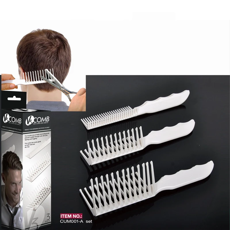 SCISSOR CLIPPER OVER CUTTING COMB TOO FOR BETTER EASY FASTER HAIRCUTS