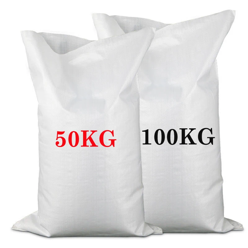 customise 50 kg used rice feed fish corn flour bag 100kg 50kg pp woven bag
