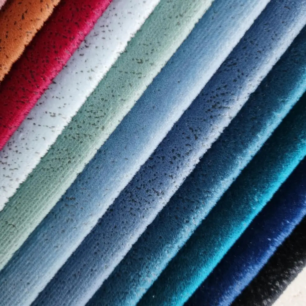 Дешевая обивочная ткань, супермягкий бархат с бронзовой красивой тканью